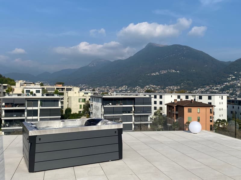 Elegante appartamento con terrazza rooftop a Massagno – Disponibile subito (14)