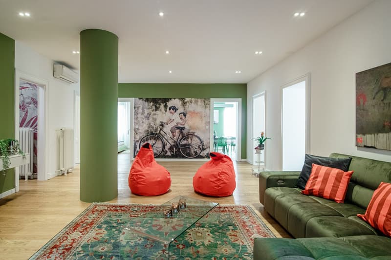 AFFITTASI MENSILMENTE Villa pronta all'uso in centro Lugano con importante vista lago (5)
