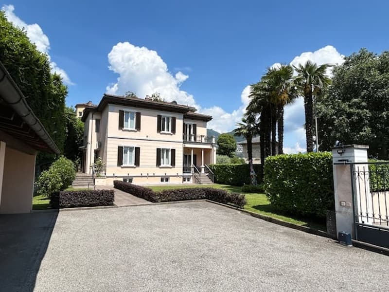 AFFITTASI MENSILMENTE Villa pronta all'uso in centro Lugano con importante vista lago (4)