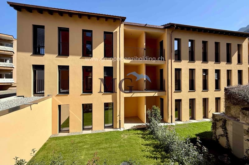 Piazza Grande a Giubiasco - nuovo 1,5 locali. (7)