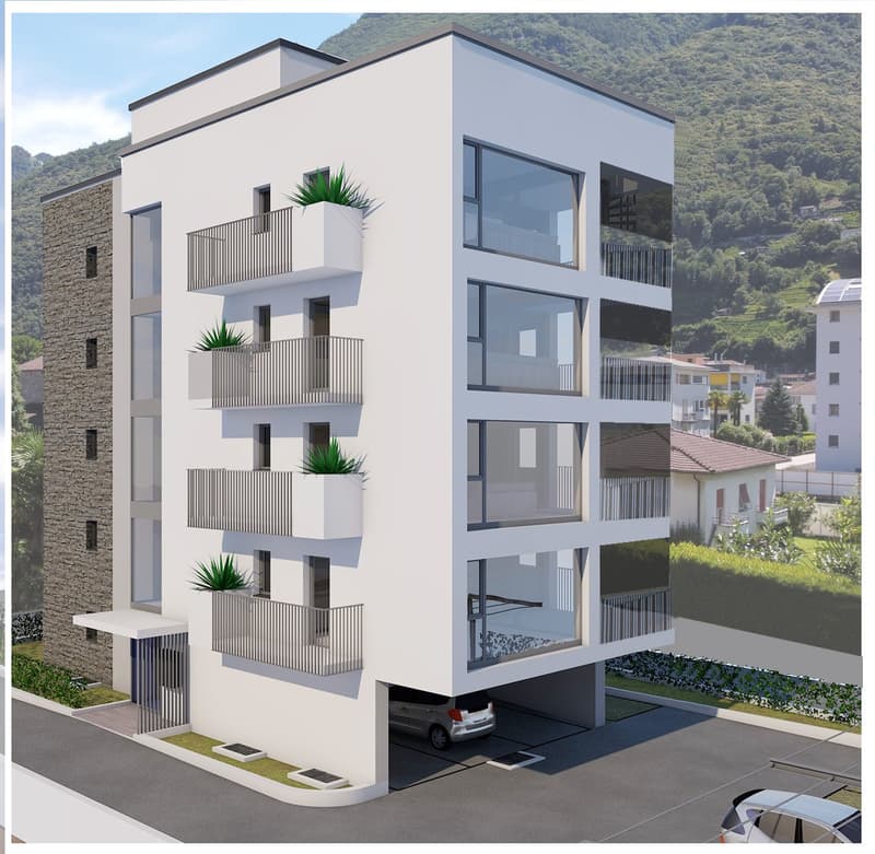 DIRETTAMENTE DAL PROMOTORE - Bellinzona - generoso 4,5 locali di nuova costruzione (2)