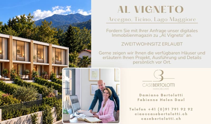 RARITÄT: Neubau mit Zweitwohnsitz - AL VIGNETO Arcegno (7)