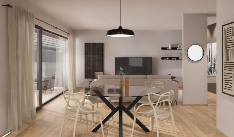 BELLINZONA - NOUVEAU 3.5 PIÈCES AVEC GRANDE TERRASSE À VENDRE (2)