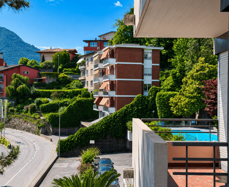 LUGANO - AFFITTASI LUMINOSO 4.5 LOCALI CON TERRAZZA (9)