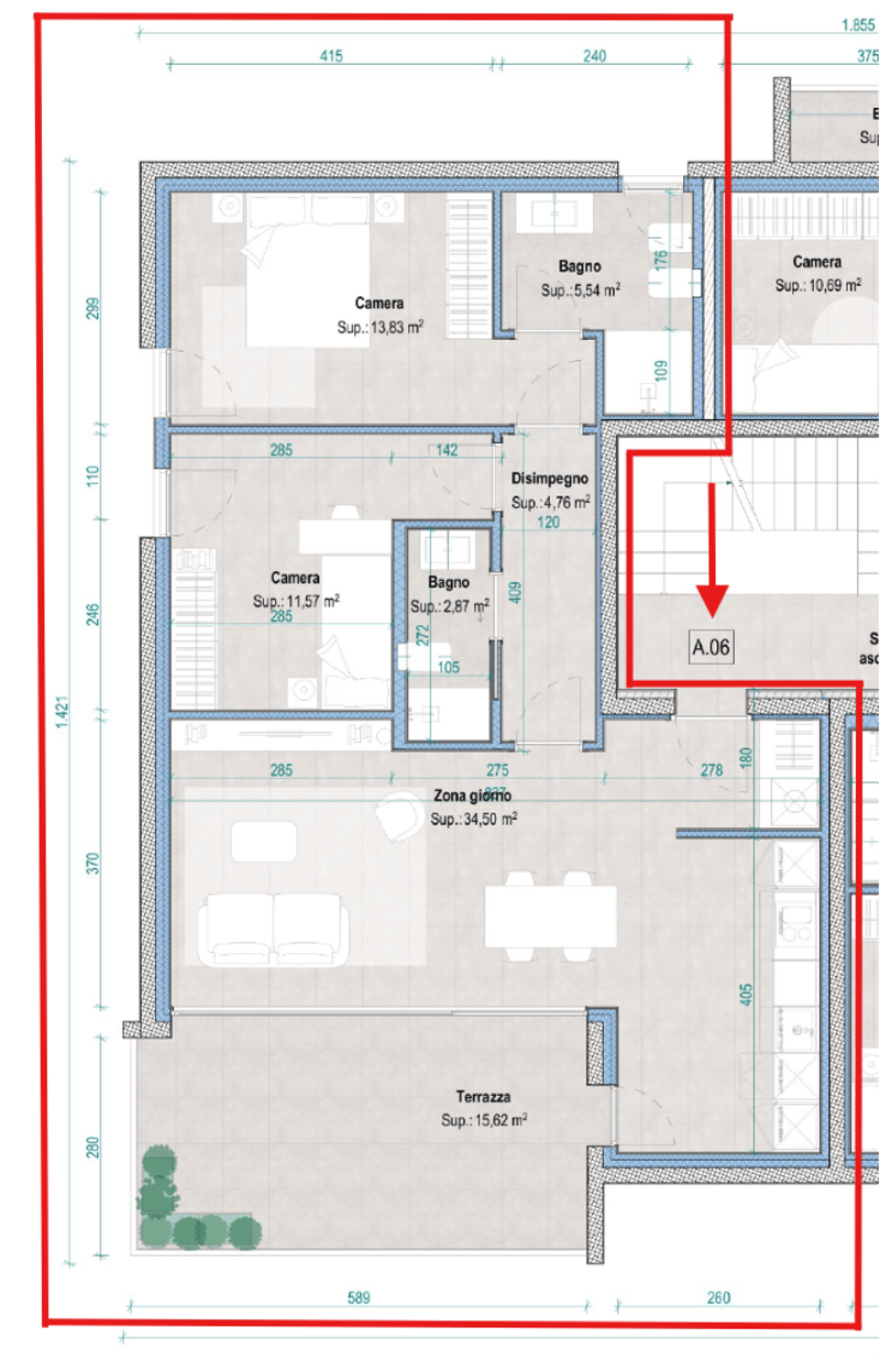 BELLINZONA - NUOVI 3.5 LOCALI CON AMPIA TERRAZZA (7)
