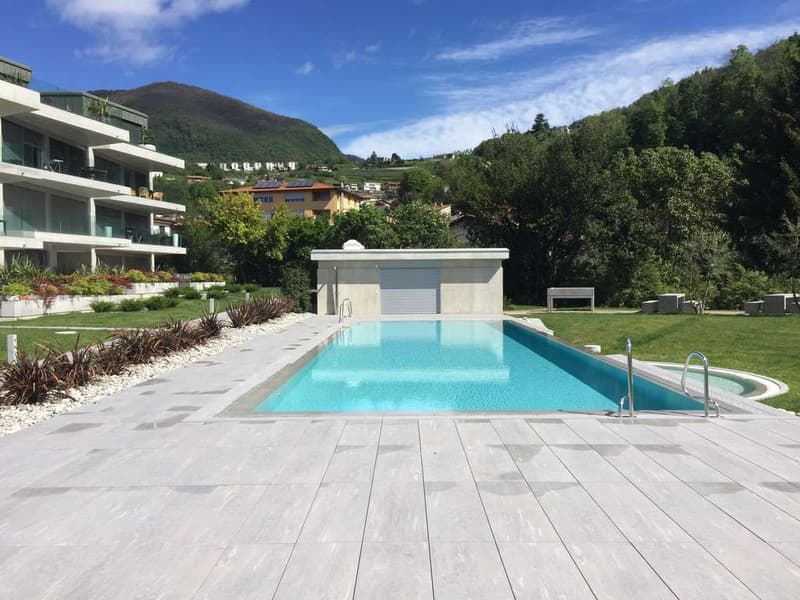 APARTMENT 3.5 LOC. WITH POOL MORBIO INFERIORE (2)