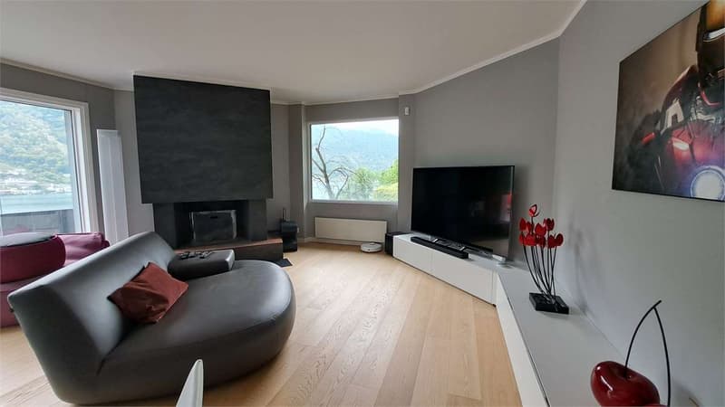 Villa moderna con vista lago a Vico Morcote (5)