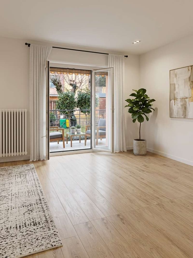 sala non arredata