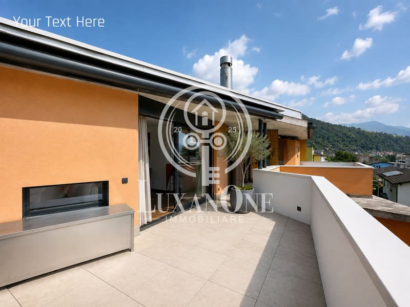 Stilvolle Attikawohnung in sonniger Lage von Losone-Zweitwohnsitz (2)