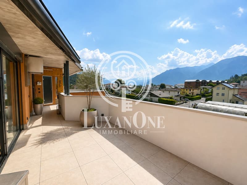Stilvolle Attikawohnung in sonniger Lage von Losone-Zweitwohnsitz (1)