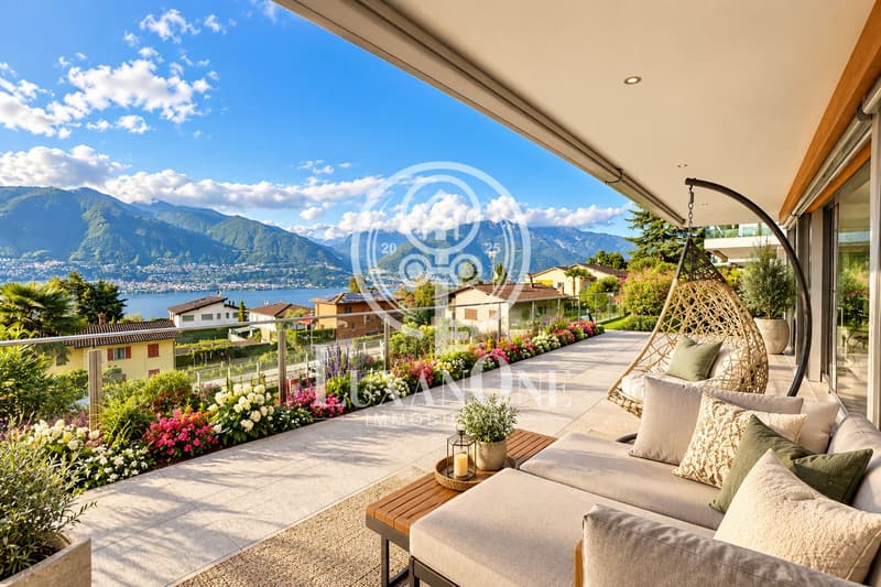 Luxuriöse 4,5-Zimmer-Gartenwohnung mit Seesicht - Ihr Traum vom Zweitwohnsitz am Lago Maggiore (1)