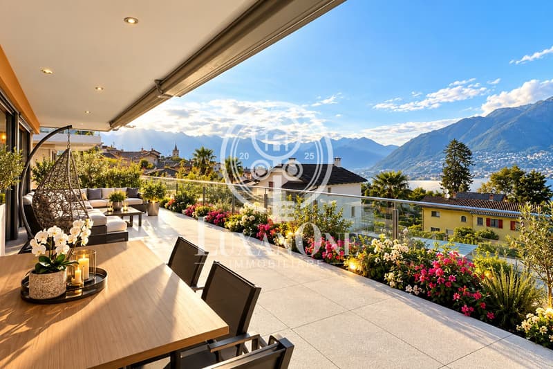 Luxuriöse 4,5-Zimmer-Gartenwohnung mit Seesicht - Ihr Traum vom Zweitwohnsitz am Lago Maggiore (2)