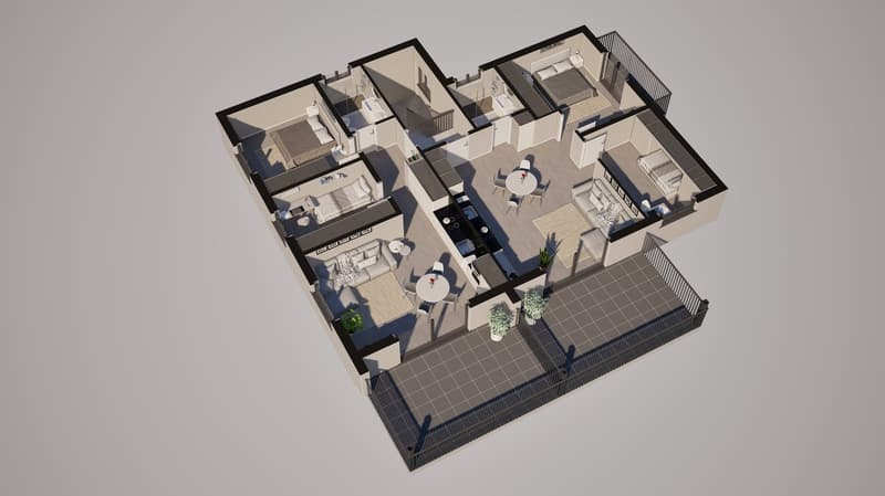 Appartement 3.5 pièces avec terrasse de nouvelle construction PPP4 (11)