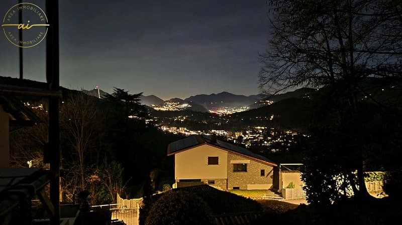 ESCLUSIVO 4.5 LOCALI CON GIARDINO E VISTA PANORAMICA A SALA CAPRIASCA (6)