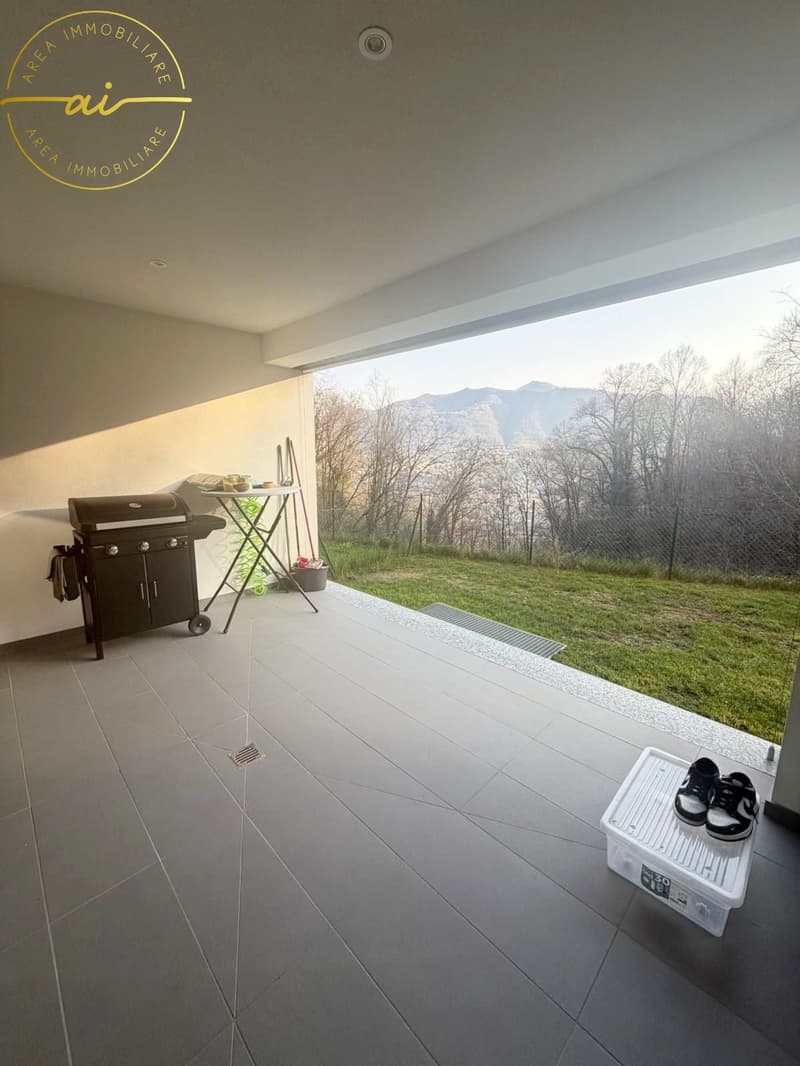 Appartement moderne 2.5 pièces avec jardin et terrasse à Pedrinate (3)