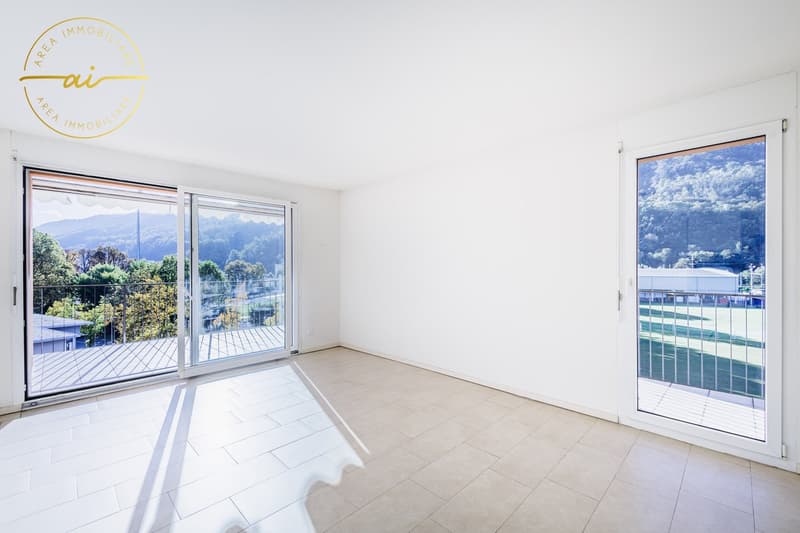 Luminieux attique de 5 pièces avec grande terrasse à Chiasso (7)