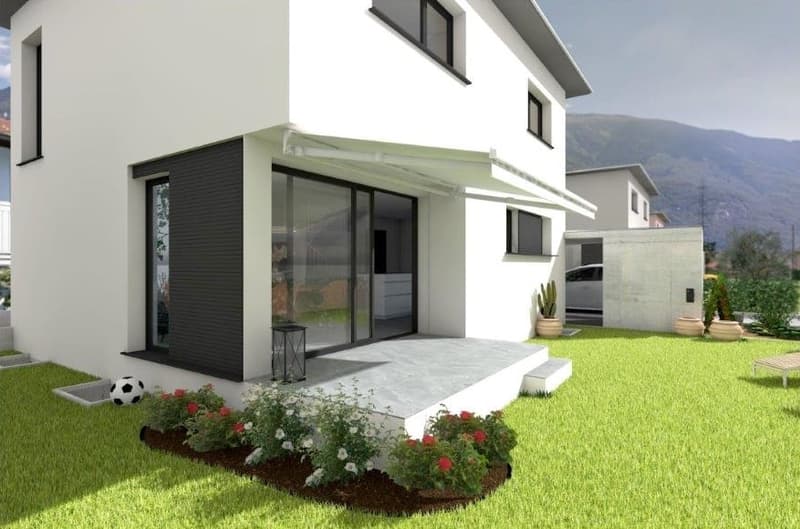 Einfamilienhaus mit Garten und freier Aussicht (2)