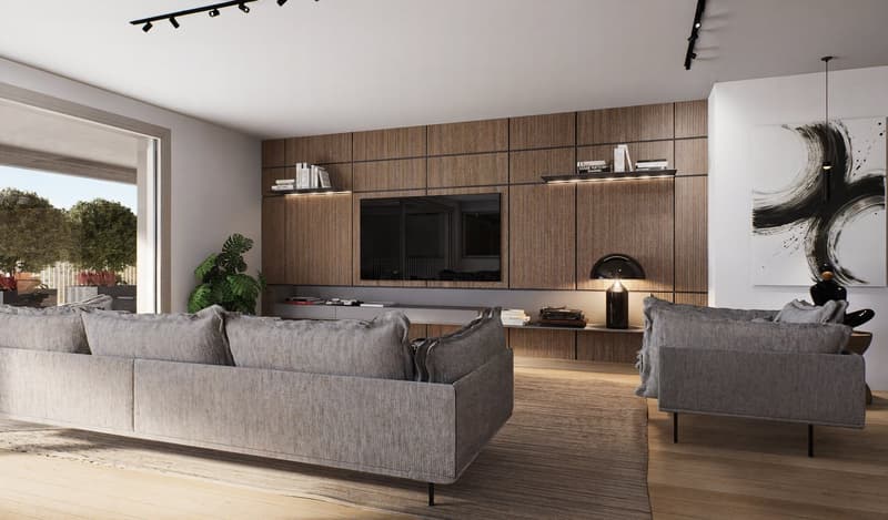 Exklusiv 3.5 Zimmer mit Seeblick, Garten und hochwertiger Ausstattung in Capolago (6)