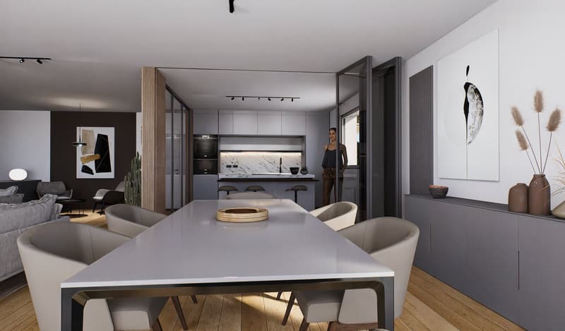 Exklusiv 3.5 Zimmer mit Seeblick, Garten und hochwertiger Ausstattung in Capolago (10)