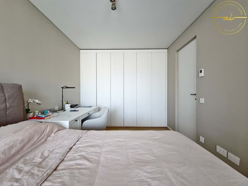 Elegante appartement 3.5 pièces avec terrasse et vue partielle sur le lac à Paradiso (13)