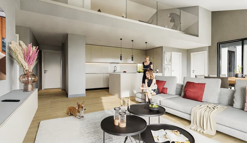 Wunderschönes 4.5-Zimmer-Duplex mit privatem Garten in Bosco Luganese PPP5 (3)