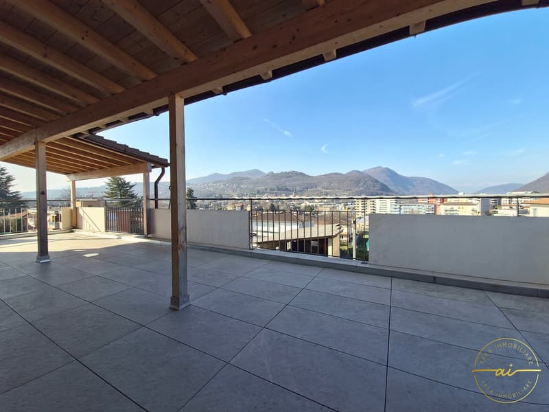 APPARTAMENTO DI 4 LOCALI CON AMPIA TERRAZZA COPERTA A MENDRISIO A REDDITO (11)
