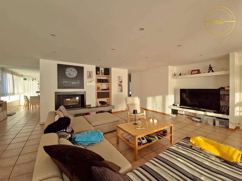 Einfamilienhaus mit 5.5 Zimmern, Garten und Gewerbeflächen in Arzo (6)