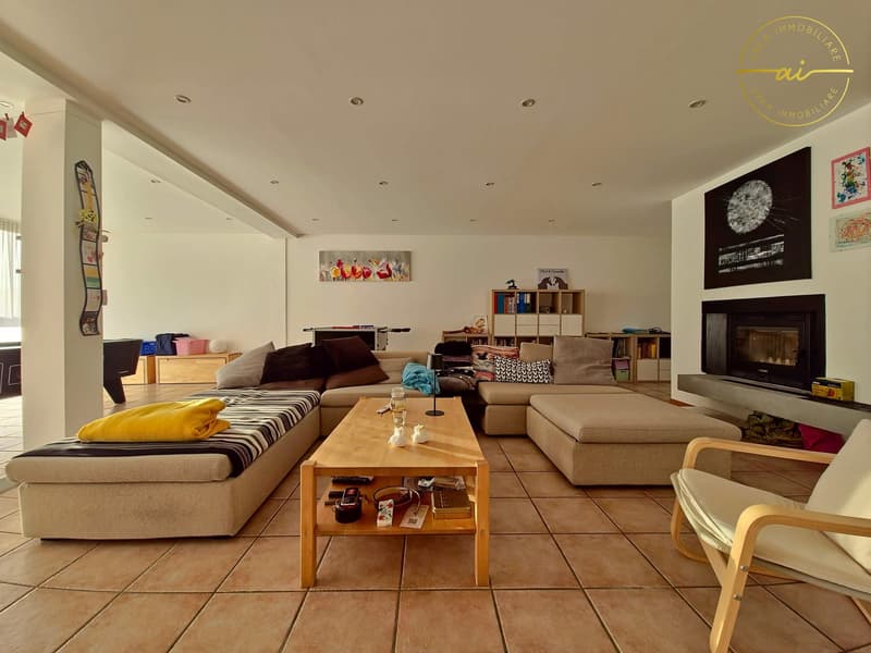 Einfamilienhaus mit 5.5 Zimmern, Garten und Gewerbeflächen in Arzo (3)