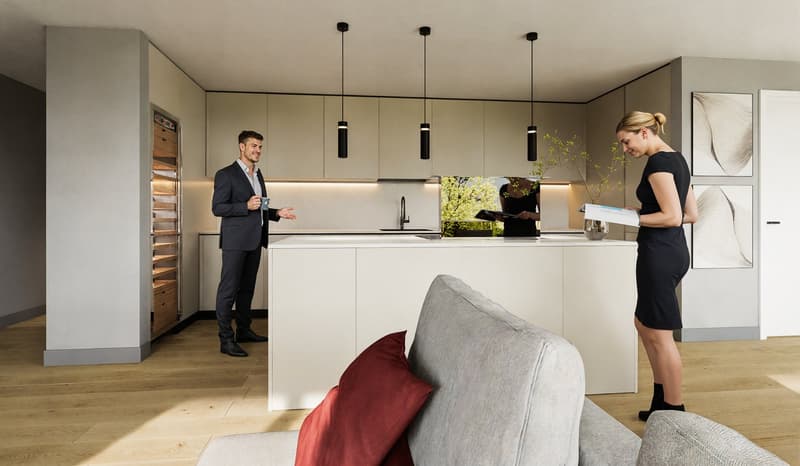 MERAVIGLIOSO DUPLEX DI 4.5 LOCALI CON GIARDINO PRIVATO A BOSCO LUGANESE PPP5 (7)