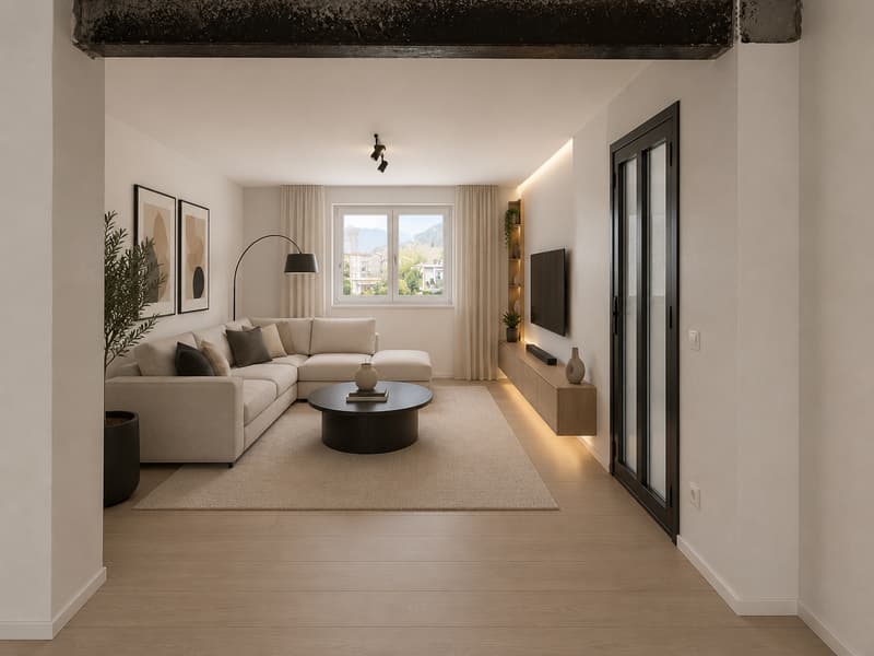 NUOVO APPARTAMENTO 3.5 LOCALI IN VILLA BIFAMILIARE A CRESCIANO – PIANO TERRA (1)