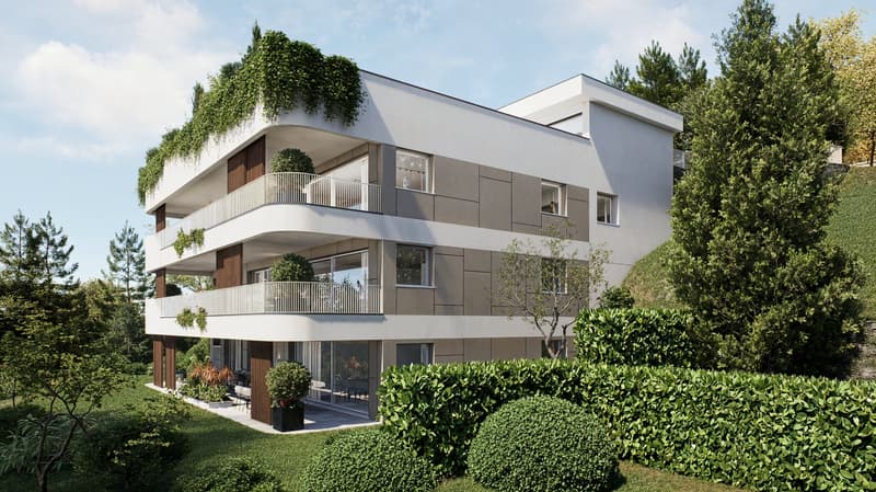 ESCLUSIVO 3.5 LOCALI CON VISTA LAGO GIARDINO E FINITURE DI PREGIO A CAPOLAGO (5)