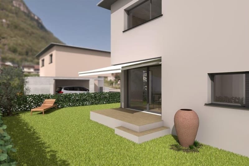 Villetta unifamiliare con giardino e vista aperta (1)