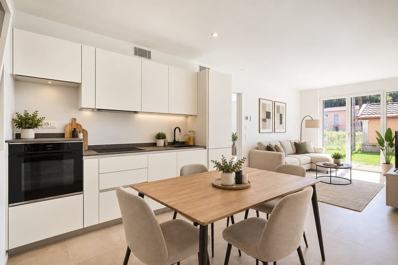 ELEGANTE 2.5 LOCALI DI NUOVA COSTRUZIONE CON GIARDINO (1)