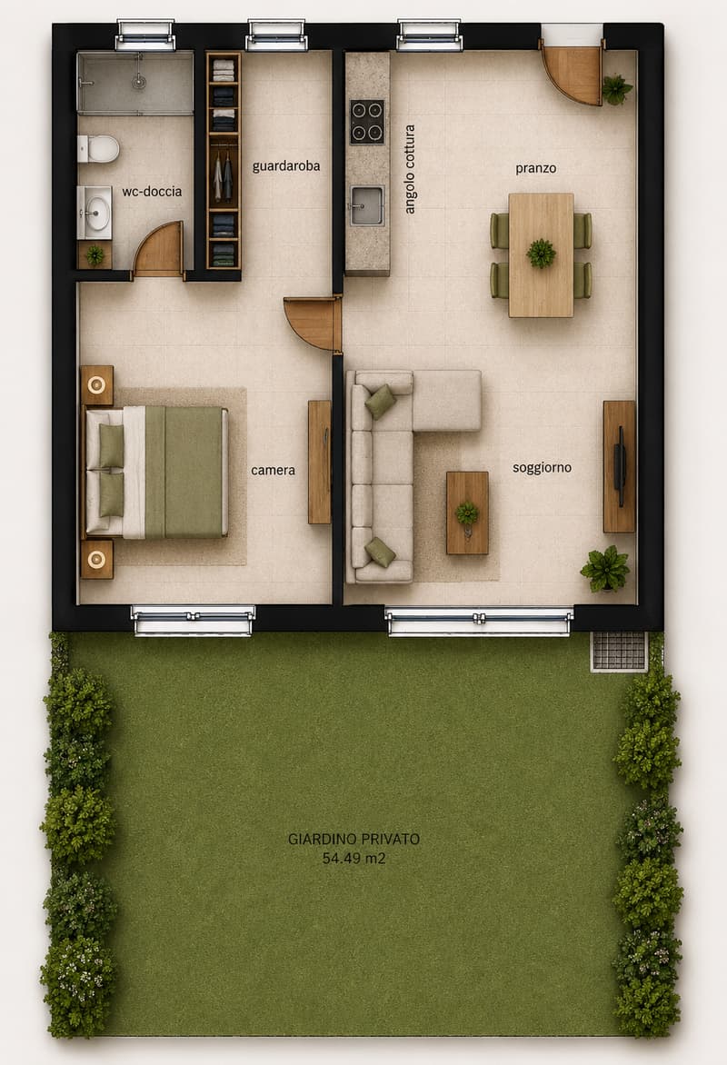 MODERNI APPARTAMENTI DI 2.5 LOCALI IN AFFITTO – BALERNA (10)