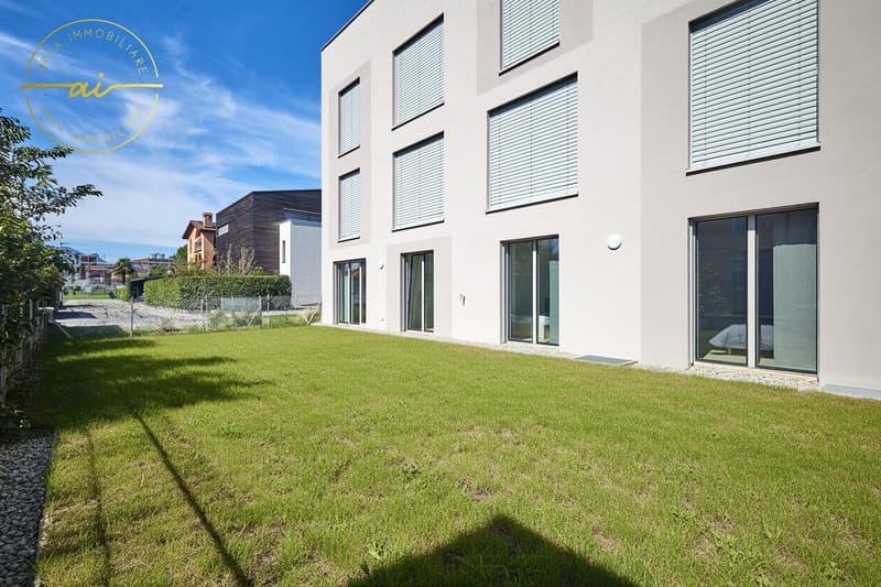 SPAZIOSO 4.5 LOCALI CON GIARDINO IN ELEGANTE RESIDENZA (2)