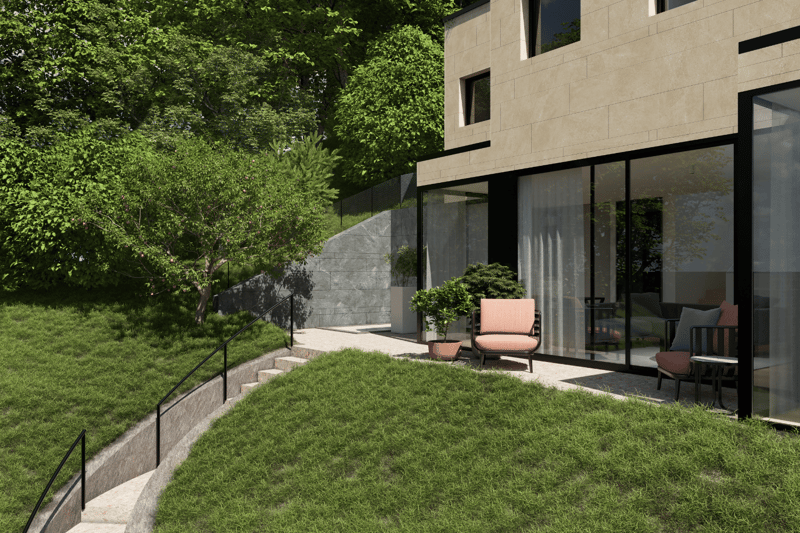 Villa moderne avec vue panoramique à Collina d'Oro (17)