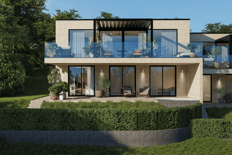 Villa moderne avec vue panoramique à Collina d'Oro (2)