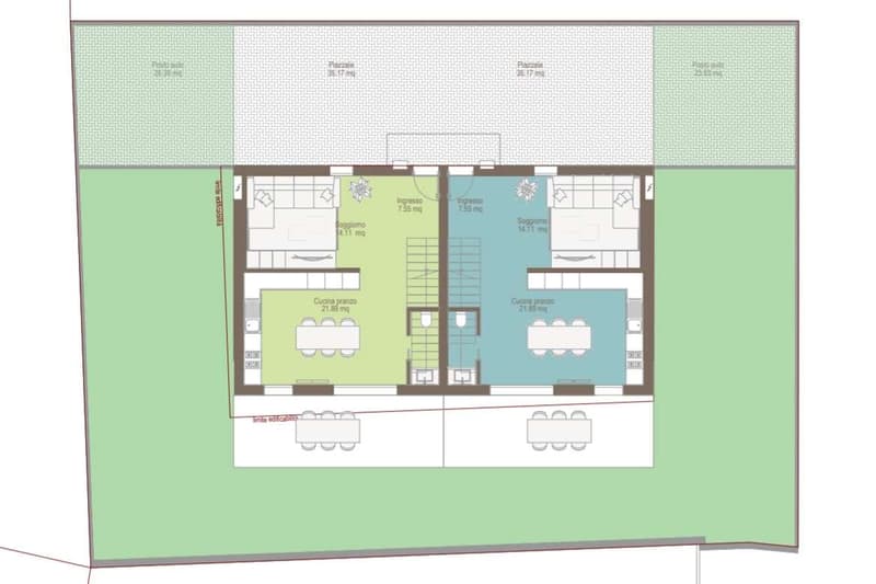 Nouvelles villas unifamiliales avec jardin privé à Vacallo (9)