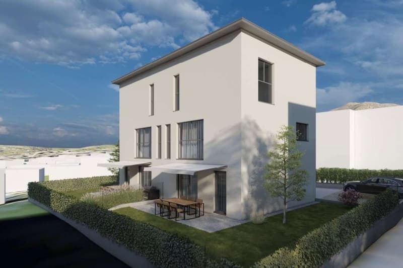 Nouvelles villas unifamiliales avec jardin privé à Vacallo (1)