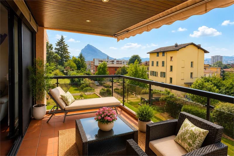 Luminoso 3.5 locali con terrazzo in residenza signorile (10)
