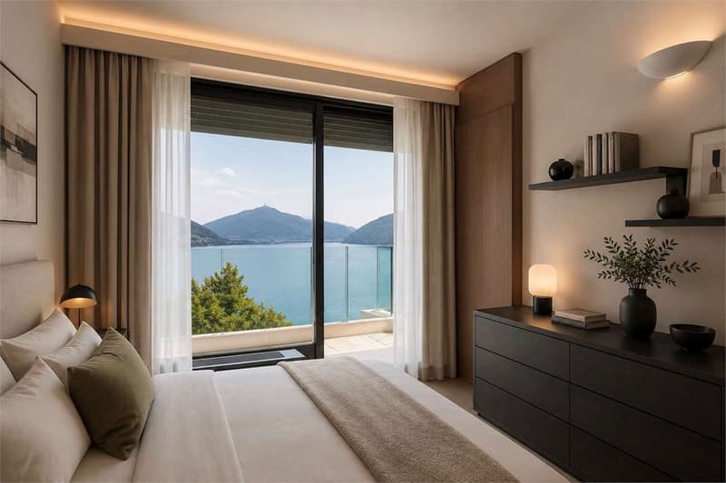 Attico duplex di prestigio con vista lago - Progetto di ristrutturazio (3)