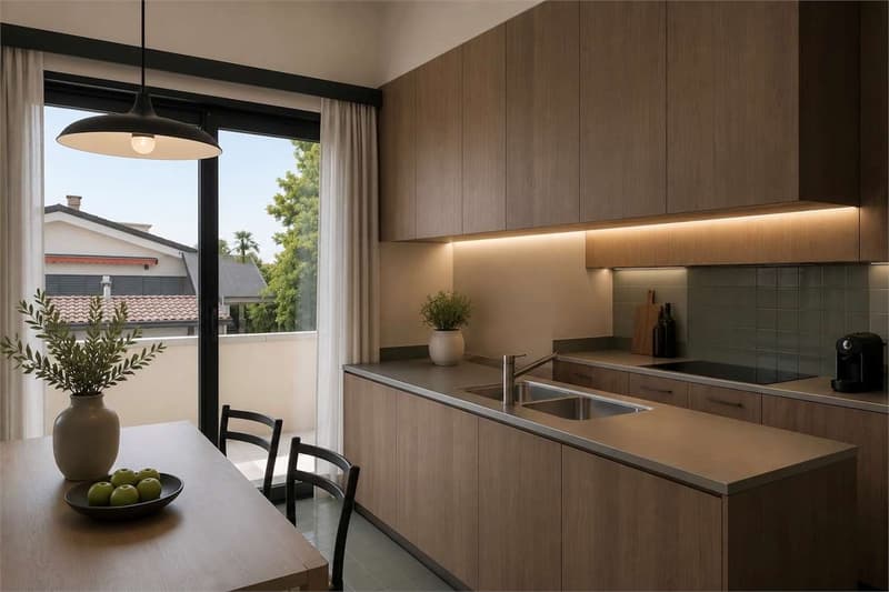 Attico duplex di prestigio con vista lago - Progetto di ristrutturazio (7)