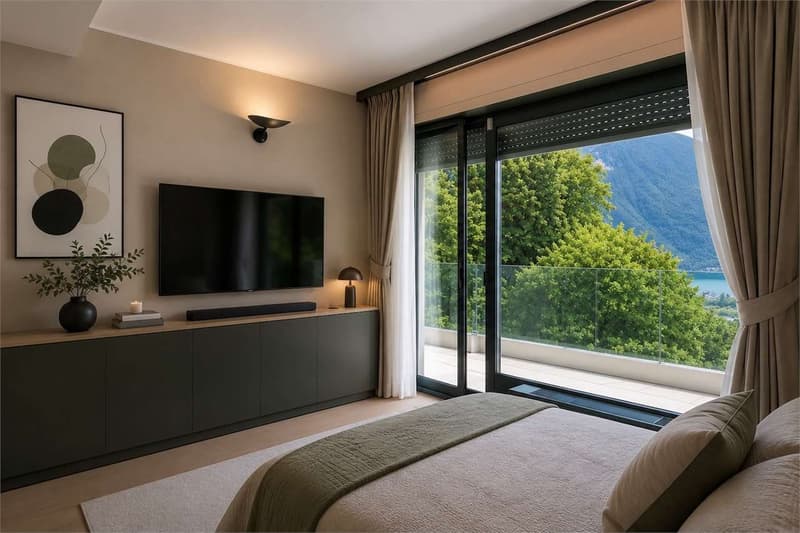 Attico duplex di prestigio con vista lago - Progetto di ristrutturazio (6)