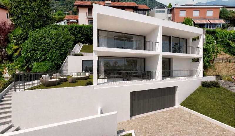 Terreno edificabile vista lago con progetto approvato (12)