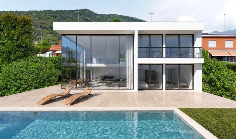 Terreno edificabile vista lago con progetto approvato (5)
