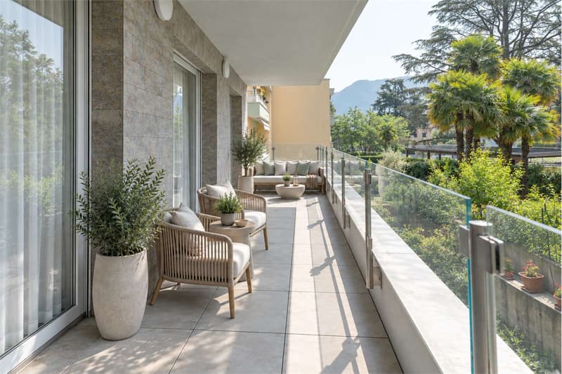 Elegante 3.5 locali con terrazza e vista aperta (4)