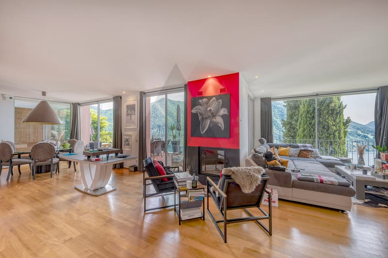 ELEGANTE DUPLEX CON PISCINA E VISTA LAGO (3)