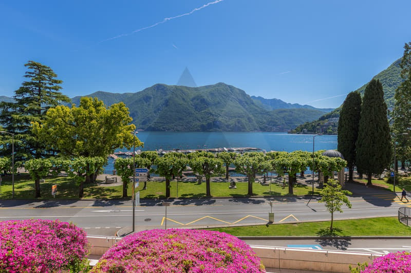 RESIDENZA FRONTE LAGO CON GIARDINO PRIVATO NEL CENTRO DI LUGANO (2)