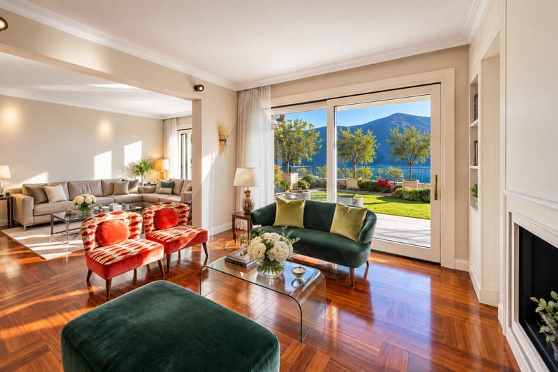 VILLA CONTEMPORANEA VISTA LAGO CON TERRENO EDIFICABILE ADIACENTE (3)