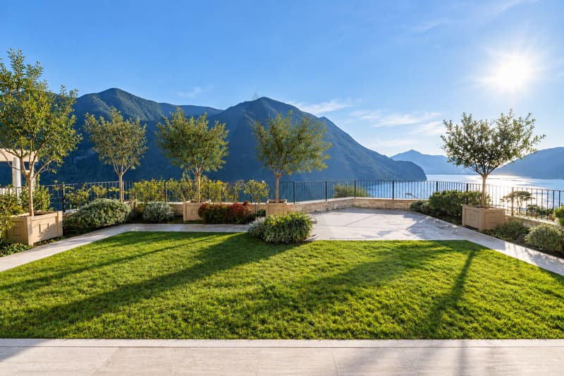 VILLA CONTEMPORANEA VISTA LAGO CON TERRENO EDIFICABILE ADIACENTE (1)